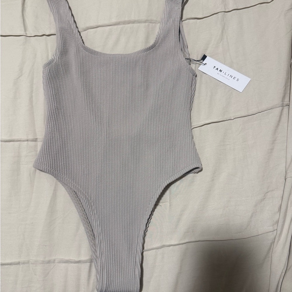 Tan+Lines By Sivan Ayla Ribbed Swimsuit